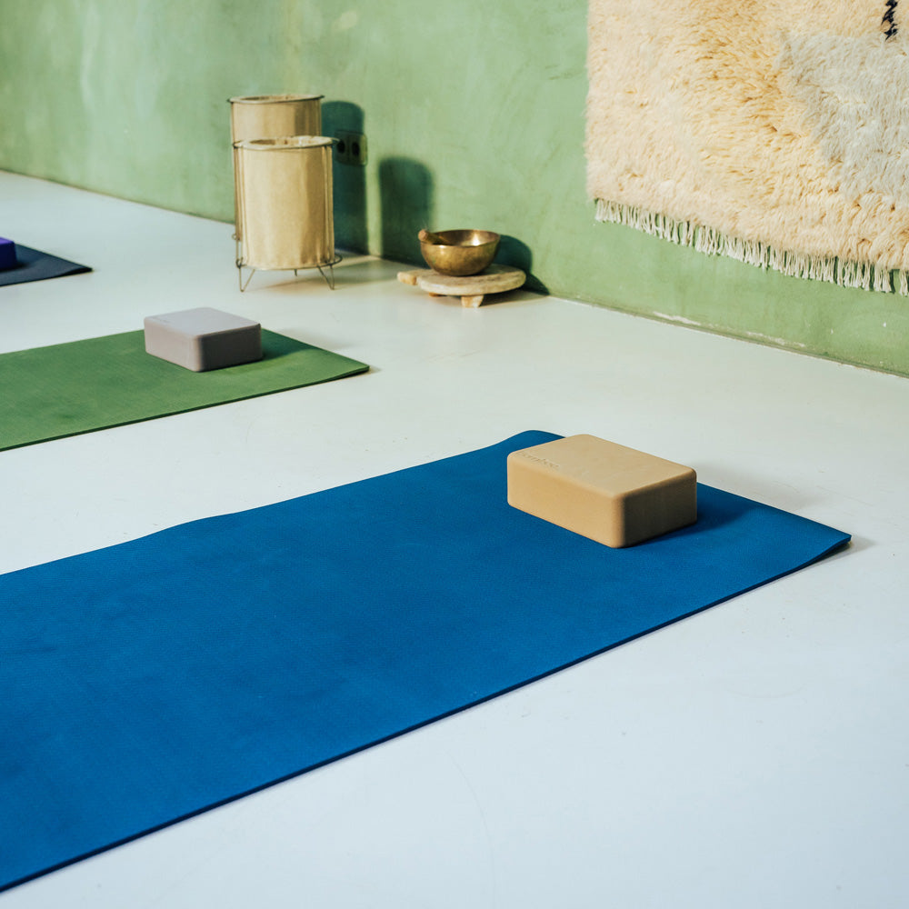 Set di blocchi da yoga Bamboa in sughero