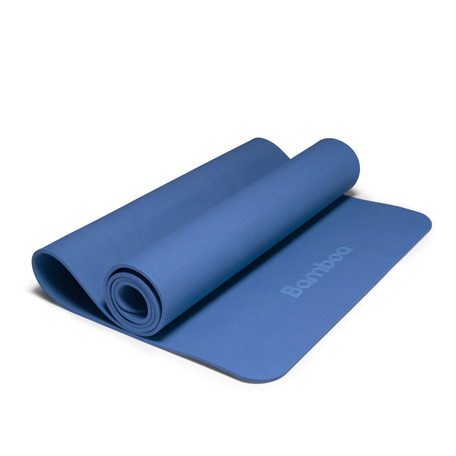 Tappetino yoga Bamboa in schiuma blu 6 mm