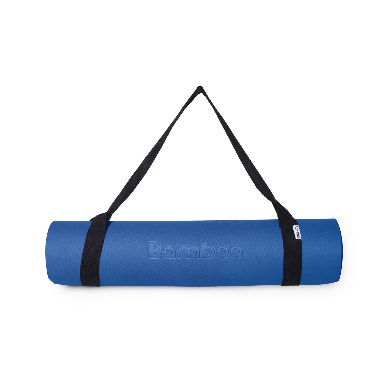 Tappetino yoga Bamboa in schiuma blu 6 mm